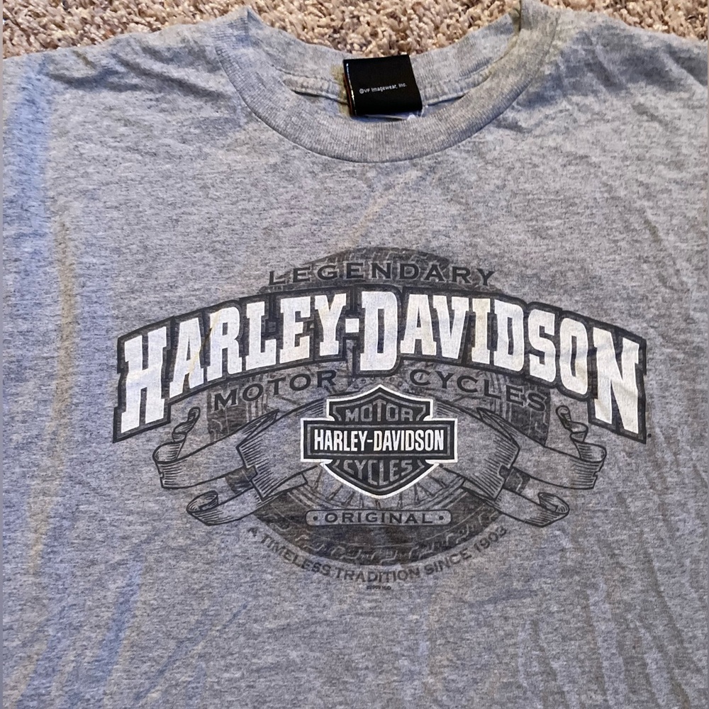 Men’s Grey Harley Davidson Tee